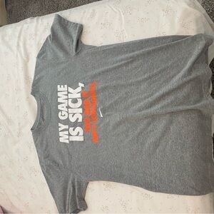 Nike Gray Graphic Men's T-Shirt